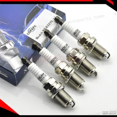 4pcs REAL IRIDIUM Spark Plugs BKR5EIX-11 5464 For GEO HYUNDAI MAZDA NISSAN ISUZU • $23.92