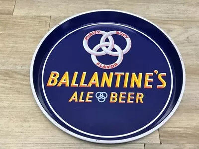 Vintage Ballantine’s Ale Beer 12  Serving Tray Metal • $0.99