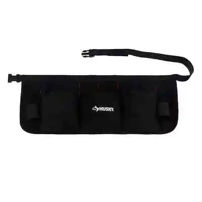 NEW 24in 13-pocket Black Canvas Waist Apron Adjustable Tool Belt Pocket Storage • $16.10