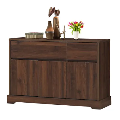 $169.98 • Buy Buffet Sideboard Console Table Server Cupboard Cabinet W/2 Storage Drawers