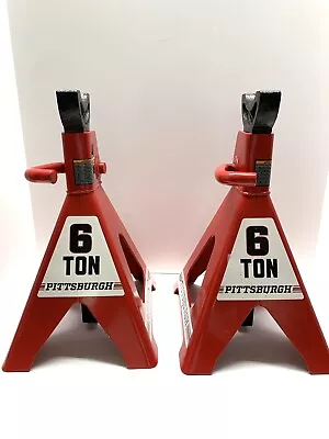 4PCS 6 TON Ratchet Jack Stands Heavy Duty Car Truck Auto Adjustable Hoist  NEW! • $32.95