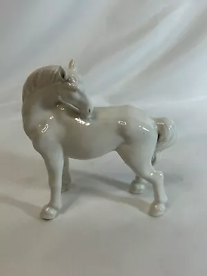 Vintage Poreclain Ceramic Horse Figurine • $17.01