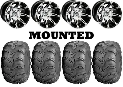 Kit 4 ITP Mud Lite AT Tires 24x8-12 On Moose 387X Machined Wheels SRA • $1011.70