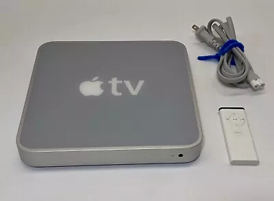 Apple TV 1st Generation A1218 With Cord And Remote Control Tested & Reset USED • $25