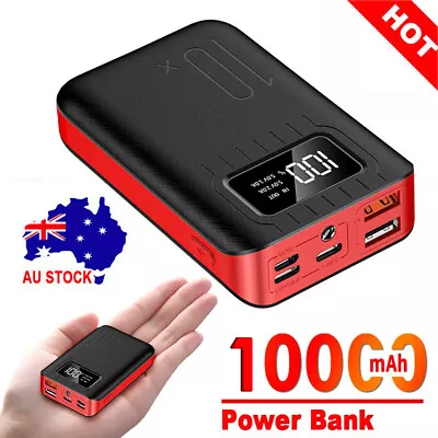 $22.95 • Buy Mini Power Bank 10000mah Portable Powerbank Dual USB Travel Battery Charger Gift
