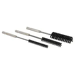 Flexible Silicone Carbide Honing Brushes 60 & 80 Grit 150mm 3pc (Neilsen CT5191) • $21.44