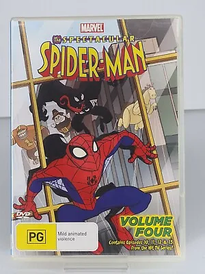 £8.02 • Buy The Spectacular Spiderman: Vol 4 DVD Kids Cartoon Children Episode 10 11 12 13
