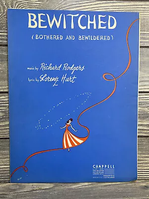 Vintage Sheet Music Bewitched 1941 Richard Rodgers Lorenz Hart￼ • $14.99