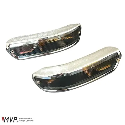 MVP BMW 2002 Flat Smoke Turn Signal Set (RH+LH) W/ E-Mark+ SAE • $429