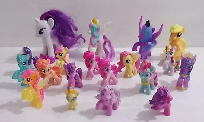 My Little Pony MLP Lot Of 19 Ponies Figures Cake Toppers D2 • $22.99