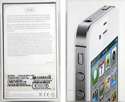 Apple IPhone 4S  (16GB/White) Empty Box Only • £4.99