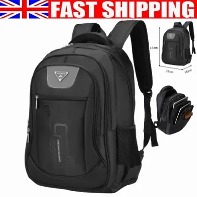 BAIGIO Men Women Laptop Backpack Waterproof Travel Sport Rucksack School Bag • £15.59