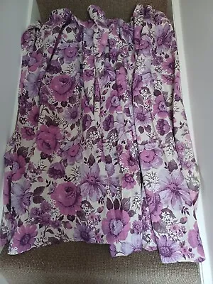 £38 • Buy VTG 70`s Floral Flower Power Marks And Spencer St Michael Curtains 52  X 58 