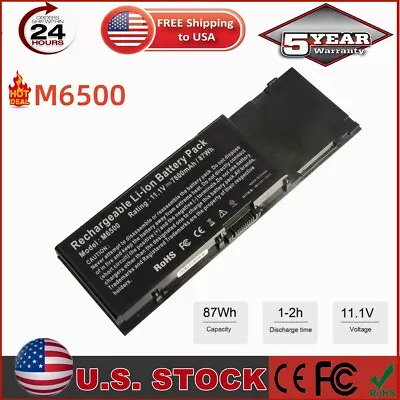 87Wh Battery For Dell Precision M2400 M4400 M6400 M6500 8M039 C565C 312-0868 • $31.35