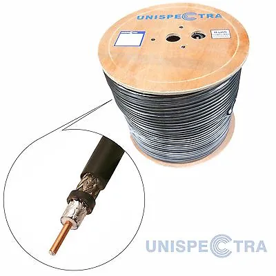 50 OHM VERY LOW LOSS COAXIAL CABLE - S400 Amateur Receiver • £22.77