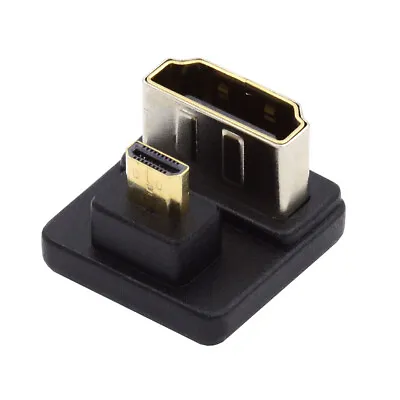 Micro HDMI 1.4 Male Type-D To HDMI Female 360 Degree Opposite Angled Extension • $9.22