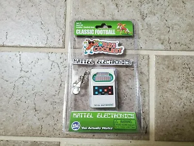 Worlds Coolest Mini Classic Football Electronic Game Handheld Key Chain Mattel • $4.10