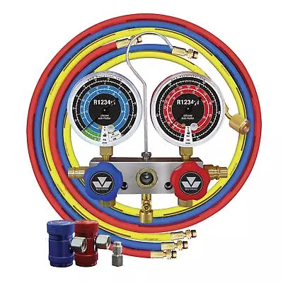 83272 Aluminum R1234yf Gauge Set With 72  Hoses And Couplers • $380.33