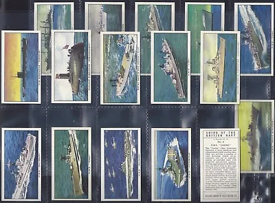 Kelloggs-full Set- Ships Of The British Navy 1962 (16 Cards) Excellent • £1.79
