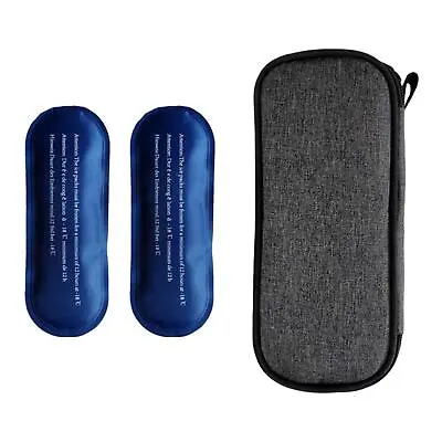 Medical Coolers Bag With 2 Small Ice Pack Keep Cool Insulation Storage Bag • £14.35