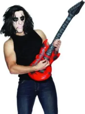 £6.49 • Buy Infltable Guitar Fancy Dress 70s 80s Rock Star Band Party Costume Accessory New