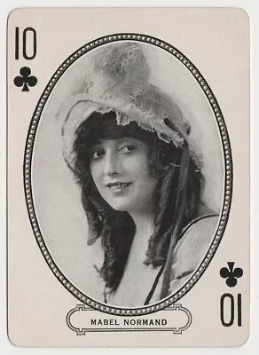 Mabel Normand Circa 1916-20 MJ Moriarty Silent Film Star Playing Card • $12.99