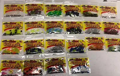 Charlie Brewer Slider 1.5” Crappie Grub • $3.29