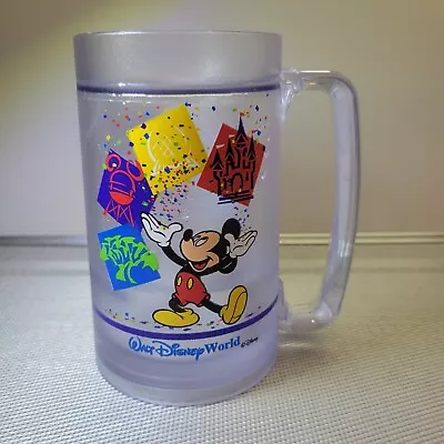 Walt Disney World  4 Parks  LG  Plastic Freezer Mug By Thermal -serv. Hight 6  • $20