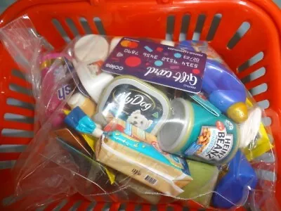 Coles Little Shop Mini Collectables  Basket With 40 Items • $19.50