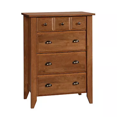 Sauder 410288 Shoal Creek 4-Drawer Chest Oiled Oak® Finish • $275.99