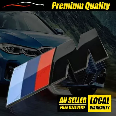 Gloss Black M SPORT LOGO BADGE STICKER BOOT TRUNK For BMW M 3 5 X Series • $11.85