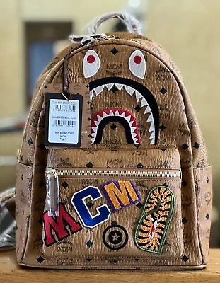 Mcm Bape Shark Stark Backpack Brand New Very Rare Trusted Usa Seller • $2250