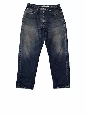 Vintage Loose Union Bay Mens Carpenter Skater Jeans 34x30 Faded Distressed • $17