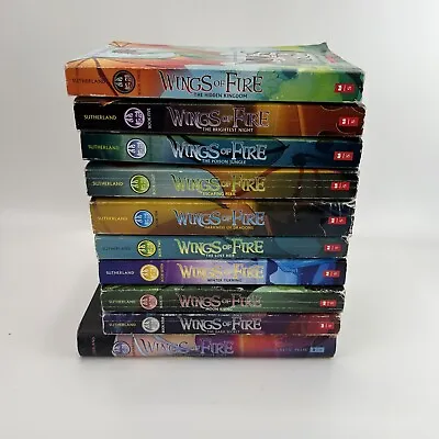 $23.50 • Buy Wings Of Fire Book Lot Of 10 Acceptable Condition