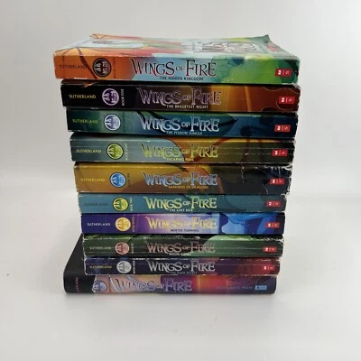 $23.50 • Buy Wings Of Fire Book Lot Of 10 Acceptable Condition