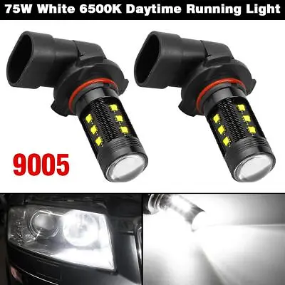 2X 15 Cree XB 9005 HB3 9145 75W High Power LED Bulb Daytime Running Light • $15.60