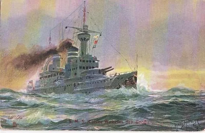 CPA AK KIEL GERMAN NAVY German Warship S.M.S. EMPEROR WILHELM THE GREAT • $3.74