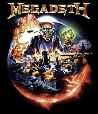 Megadeth Band Men T-shirt Short Sleeve All Sizes Black Tee XX7 • $18.99