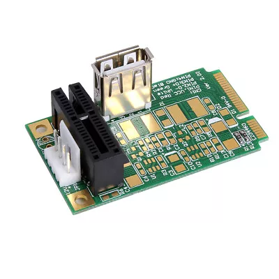 Mini PCIe To PCI Express 1x Slot Adapter Riser Card PCI-e Test Tool Power Supply • $11.97