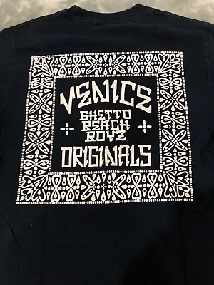 Venice Originals Skateboards Ghetto Beach Boys Men's Black T-Shirt Size Small • $33