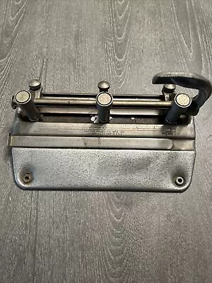 3 Hole Punch Master Products Mfg USA Series 5000 Vintage Office Industrial • $27.99