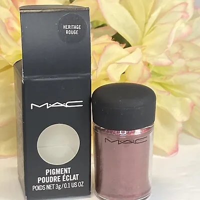 Mac Pigment Glitter Eye Liner Shadow ~ Heritage Rouge ~ Full Size NIB Free Ship • $17.95