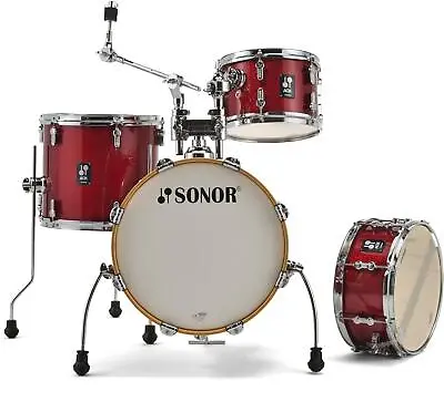 Sonor AQX Jungle 4-piece Shell Pack - Red Moon Sparkle • $579