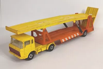 1970 Matchbox Truck Car Transporter Diecast Vintage Lesney Yellow/Orange England • $25.27