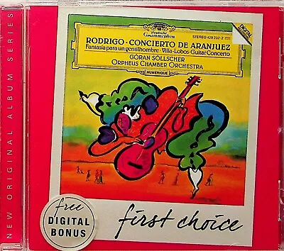 £5.54 • Buy GORAN SOLLSCHER- Rodrigo: Concierto De Aranjuez/Fantasia Gentilhombre CD Guitar