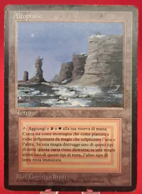 MTG Plateau FBB Italian 3rd Edition Magic The Gathering Card MP Dual Land • $475