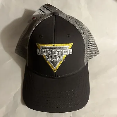 Monster Jam Cap America Style I3115 Charcoal Gray Adjustable Hat • $19.99