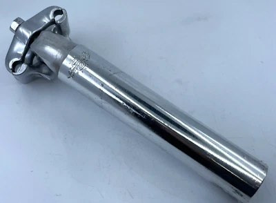 $79.99 • Buy VINTAGE Campagnolo NUOVO RECORD Seatpost 27mm 170mm Silver Micro Adjust 2 Bolt