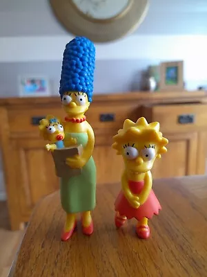 The Simpsons Collectable Figures 2015 - Marge Maggie Lisa - Headstart • £4.99