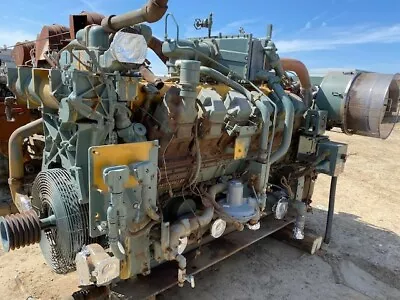 Used Cat Natural Gas Engine Engine Model 3512L S/N WPP00196 MFG 2007 1200 RPM • $25000